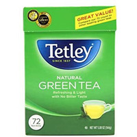 Case of 12 - Tetley Green Tea 72 Bags - 5 Oz (144 Gm)