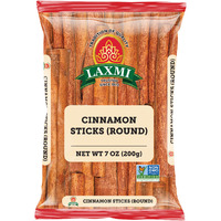Case of 20 - Laxmi Cinnamon Stick Round - 200 Gm (7 Oz)