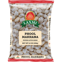 Case of 10 - Laxmi Phool Makhana - 400 Gm (14 Oz)