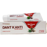 Case of 72 - Patanjali Dant Kanti Red Power Toothpaste - 150 Gm (5.29 Oz)