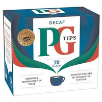 Case of 6 - Pg Tips Decaf 70 Tea Bags - 203gm