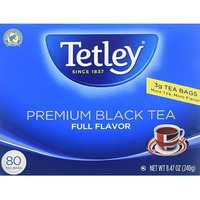 Case of 24 - Tetley Premium Black Tea 80 Bags - 240 Gm (8.46 Oz)
