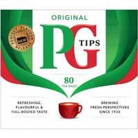 Case of 12 - Pg Tips Original Tea Bags 80 Bags - 232 Gm