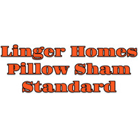 Case of 1 - Linger Homes Pillow Sham Standard