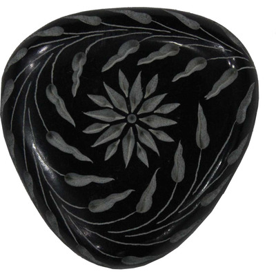 Black Marble Paperweight