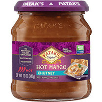 Patak's Hot Mango Chutney (12 oz bottle)