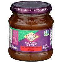 Patak's Hot Mango Chutney (12 oz bottle)