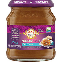 Patak's Major Grey Mango Chutney (Mild) (12 oz bottle)