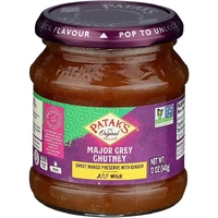 Patak's Major Grey Mango Chutney (Mild) (12 oz bottle)