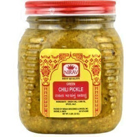 Nirav Green Chili Pickle (2 lbs bottle)