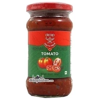 Deep South India Tomato Pickle with Garlic (300 gm bottle)