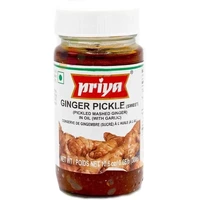 Priya Sweet Ginger Pickle With Garlic (300 gm bottle)