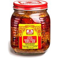 Nirav Extra Hot Mango Pickle (2 lbs bottle)