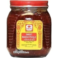 Nirav Sweet Mango Pickle (Gorkeri) (2 lbs bottle)