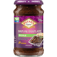 Patak's Brinjal (Eggplant) Pickle / Relish (11 oz bottle)