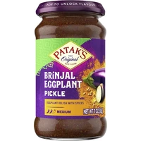 Patak's Brinjal (Eggplant) Pickle / Relish (11 oz bottle)