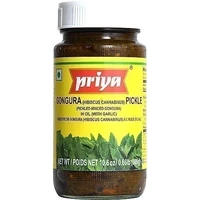 Priya Gongura Pickle with Garlic (300 gm bottle)