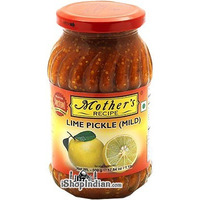 Mother's Recipe Lime Pickle (Mild) (17.64 oz jar)