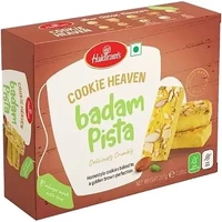 Haldiram's Cookie Heaven - Badam Pista (Almond & Pistachio) Cookies (7 Oz Pack)