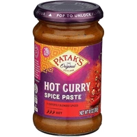 Patak's Curry Paste (Hot) (10 oz bottle)