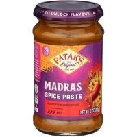 Patak's Madras Curry Paste (Hot) (10 oz bottle)