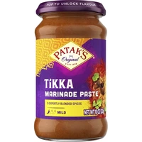 Patak's Tikka Masala Marinade and Grill Sauce (Coriander and Ginger) - Mild (10 oz bottle)