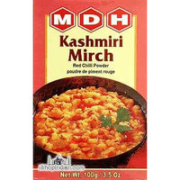MDH Kashmiri Mirch (chili) Powder (3.5 oz box)
