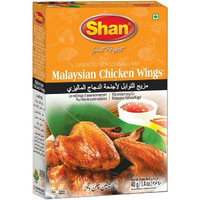 Shan Oriental Recipes - Malaysian Chicken Wings Spice Mix (40 gm pack)