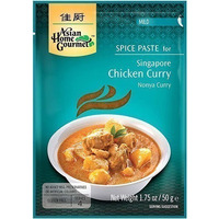 Asian Home Gourmet Singapore Chicken Curry Spice Paste - Mild (50 gm pack)