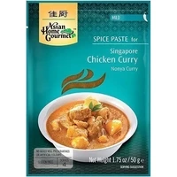 Asian Home Gourmet Singapore Chicken Curry Spice Paste - Mild (50 gm pack)