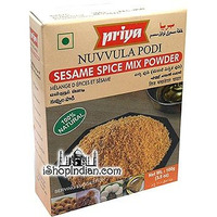 Priya Nuvvula Podi - Sesame Spice Mix Powder (3.5 oz box)