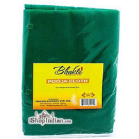 Bhakti Pooja Cloth - Green (1 cloth)