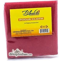 Bhakti Pooja Cloth - Red (1 cloth)