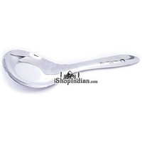 Serving Spoon - Flat Ladle (Stainless Steel) (each)