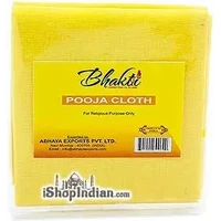 Bhakti Pooja Cloth - Yellow (1 cloth)