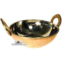 Copper Bottom Kadai - Serving Bowl (extra fancy) - 6.25