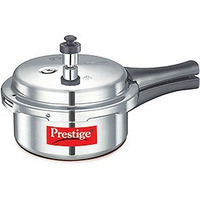 Prestige Popular Aluminum Pressure Cooker, 2 liter