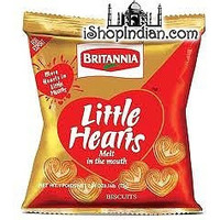 Britannia Little Hearts Biscuits (75 gm pack)