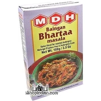 MDH Baingan Bhartaa Masala (Eggplant Curry Spice Mix) (3.5 oz box)