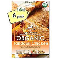 Arora Creations Organic Tandoori Chicken Masala - 6 PACK (6 - 26 gm pouches)