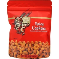 Deep Spicy Cashews - Red Pepper (8 oz bag)