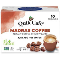 Quik Cafe Instant Madras Coffee (10 Pack) (10 box sachets)