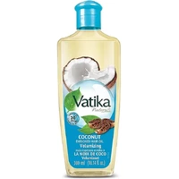 Dabur Vatika Enriched Coconut Oil with Castor (300 ml bottle)