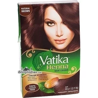 Vatika Henna Hair Colors - Natural Brown (60 gm box)