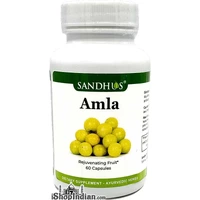 Amla - Natural Vitamin C (Sandhu's Ayurveda) - 60 Capsules (60 capsules)