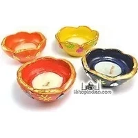 Kamal (Flower) Diya - 6 Pack (6 diyas)