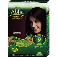 Godrej Abha Henna Color - Burgundy (60 gm box)
