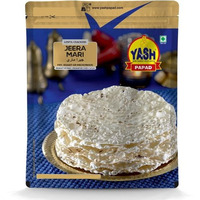 Yash Jeera Mari / Cumin Black Pepper Papad (7 Oz Pack)