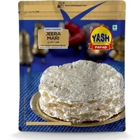 Yash Jeera Mari / Cumin Black Pepper Papad (7 Oz Pack)