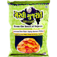 Garvi Gujarat Spicy Banana Wafer (6.3 oz bag)